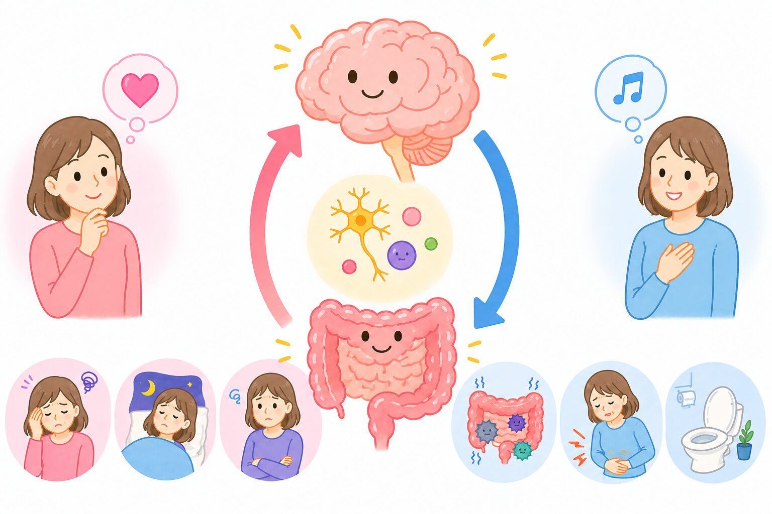 知られざる腸と脳の関係「脳腸相関」とお腹の不調（過敏性腸症候群）